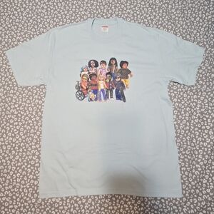 Supreme Light Blue Graphic Tee